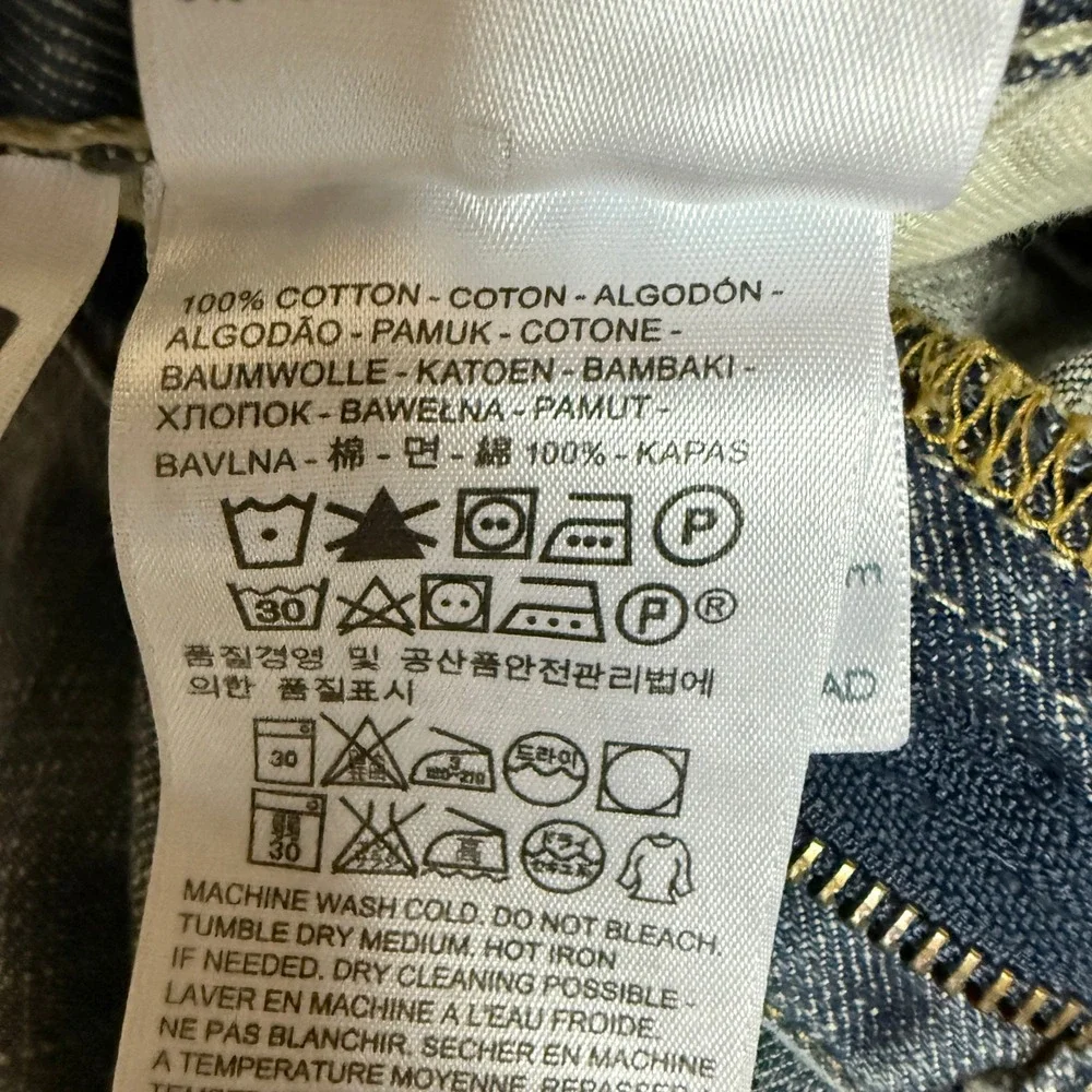Levis 569 Loose Straight Jeans Mens 38x34 (Fit 39x32) Blue Baggy Streetwear EUC